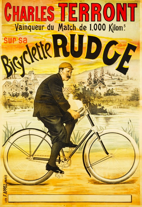 [인테리어 그림 액자 판넬]프랑스 빈티지 포스터 광고23 자전거대회