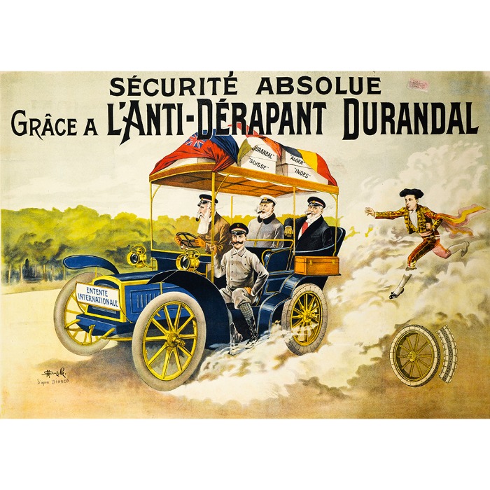 [인테리어 그림 액자 판넬]프랑스 빈티지 포스터 광고19 자동차
